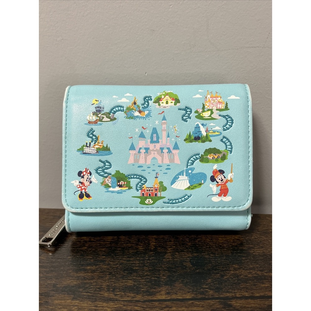 Loungefly Disneyland 65th Anniversary Wallet Happiest Place On‎ Earth BoxLunch
